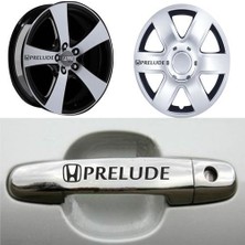 Sticker Master Honda Prelude Kapı Kolu Jant Sticker Oto Motor Pc Etiket