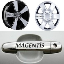 Sticker Master Kia Magentis Kapı Kolu Jant Sticker Oto Motor Pc Etiket