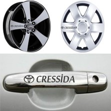 Sticker Master Toyota Cressida Kapı Kolu Jant Sticker Oto Motor Pc Etiket