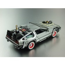 Geleceğe Dönüş Seri 3 Metal Model Araba Efsane Delorean 1:24Ölçek