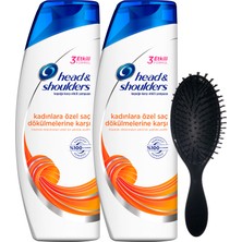 Head&Shoulders  Şampuan Kadınlara Özel Saç Dökülmelerine Karşı 700 ml+700 ml (TarakHediyeli)