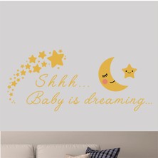Sticker Master Baby is Dreaming Çocuk Odası Sticker Oto Motor Pc Etiket