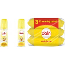 Dalin Bıcı Bıcı Bebek Kolonyası Ve Dalin Islak Mendil Havlu Seti