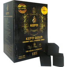 Kefo Gold 1 Kg Hindistan Cevizi Kömürü Nargile Kömürü