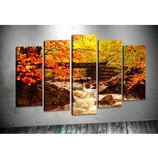 Tablocenter 5 Parçalı Manzara Kanvas Tablo 60 x 100 cm