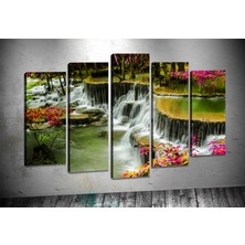 Tablocenter 5 Parçalı Manzara Kanvas Tablo 60 x 100 cm