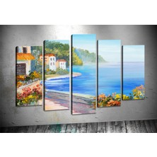 Tablocenter 5 Parçalı Manzara Kanvas Tablo 60 x 100 cm