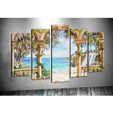 Tablocenter 5 Parçalı Manzara Kanvas Tablo 60 x 100 cm