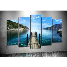 Tablocenter 5 Parçalı Manzara Kanvas Tablo 60 x 100 cm