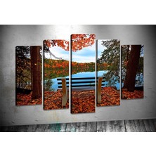 Tablocenter 5 Parçalı Manzara Kanvas Tablo 60 x 100 cm