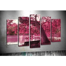 Tablocenter 5 Parçalı Manzara Kanvas Tablo 60 x 100 cm