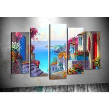 Tablocenter 5 Parçalı Manzara Kanvas Tablo 60 x 100 cm