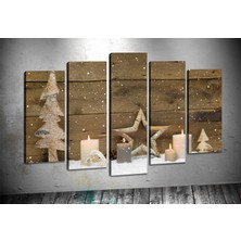 Tablocenter 5 Parçalı Dekoratif Kanvas Tablo 60 x 100 cm