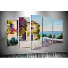 Tablocenter 5 Parçalı Dekoratif Kanvas Tablo 60 x 100 cm