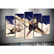 Tablocenter 5 Parçalı Dekoratif Kanvas Tablo 60 x 100 cm