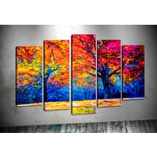 Tablocenter 5 Parçalı Dekoratif Kanvas Tablo 60 x 100 cm
