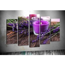 Tablocenter 5 Parçalı Dekoratif Kanvas Tablo 60 x 100 cm