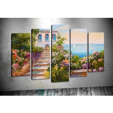 Tablocenter 5 Parçalı Dekoratif Kanvas Tablo 60 x 100 cm