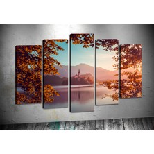 Tablocenter 5 Parçalı Dekoratif Kanvas Tablo 60 x 100 cm