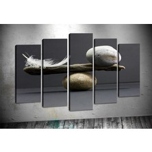 Tablocenter 5 Parçalı Dekoratif Kanvas Tablo 60 x 100 cm