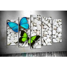Tablocenter 5 Parçalı Dekoratif Kanvas Tablo 60 x 100 cm