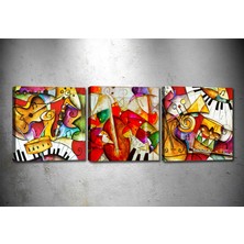 Tablocenter 3 Parçalı Dekoratif Kanvas Tablo 30 x 90 cm