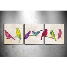 Tablocenter 3 Parçalı Dekoratif Kanvas Tablo 30 x 90 cm