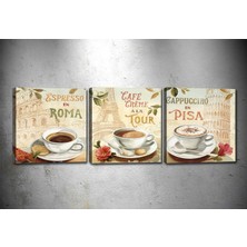 Tablocenter 3 Parçalı Dekoratif Kanvas Tablo 30 x 90 cm