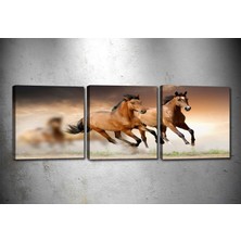 Tablocenter 3 Parçalı Dekoratif Kanvas Tablo 30 x 90 cm