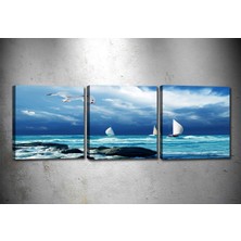 Tablocenter 3 Parçalı Manzara Kanvas Tablo 30 x 90 cm