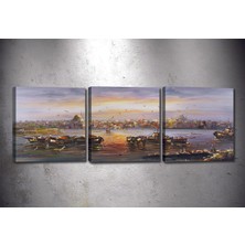 Tablocenter 3 Parçalı Manzara Kanvas Tablo 30 x 90 cm