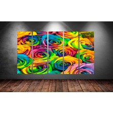 Tablocenter 5 Parçalı Dekoratif  Kanvas Tablo 150 x 90cm