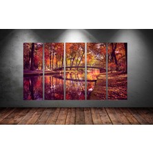 Tablocenter 5 Parçalı Dekoratif  Kanvas Tablo 150 x 90cm