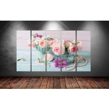Tablocenter 5 Parçalı Dekoratif  Kanvas Tablo 150 x 90cm
