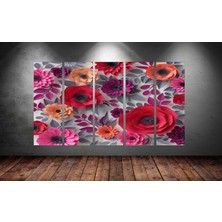 Tablocenter 5 Parçalı Dekoratif  Kanvas Tablo 150 x 90cm