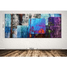 Tablo center Dev Boyut Dekoratif Kanvas Tablo - 60x140cm