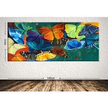 Tablo center Dev Boyut Dekoratif Kanvas Tablo - 60x140cm