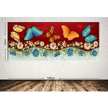 Tablo center Dev Boyut Dekoratif Kanvas Tablo - 60x140cm