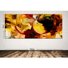 Tablo center Dev Boyut Dekoratif Kanvas Tablo - 60x140cm