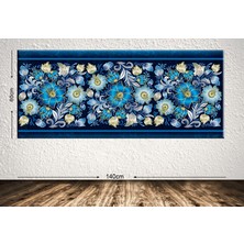 Tablo center Dev Boyut Dekoratif Kanvas Tablo - 60x140cm