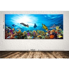 Tablo center Dev Boyut Manzara Kanvas Tablo - 60x140cm