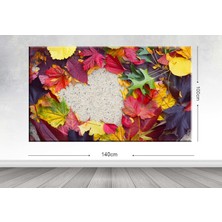 Tablo center Dev Boyut Çiçek Kanvas Tablo - 100x140cm