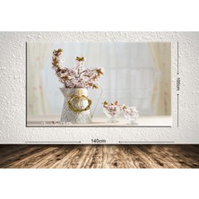 Tablo center Dev Boyut Çiçek Kanvas Tablo - 100x140cm