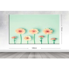 Tablo center Dev Boyut Çiçek Kanvas Tablo - 100x140cm