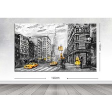 Tablo center Dev Boyut Dekoratif Kanvas Tablo - 100x140cm
