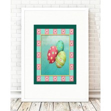 Tablo center Beyaz Çerçeveli Tablo - 24x29cm