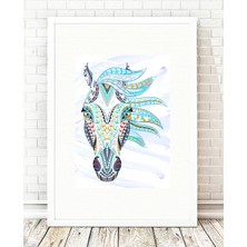 Tablo center Beyaz Çerçeveli Tablo - 24x29cm