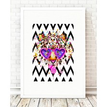 Tablo center Beyaz Çerçeveli Tablo - 24x29cm