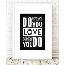 Tablo center Beyaz Çerçeveli Tablo - 24x29cm