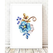 Tablo center Beyaz Çerçeveli Tablo - 24x29cm